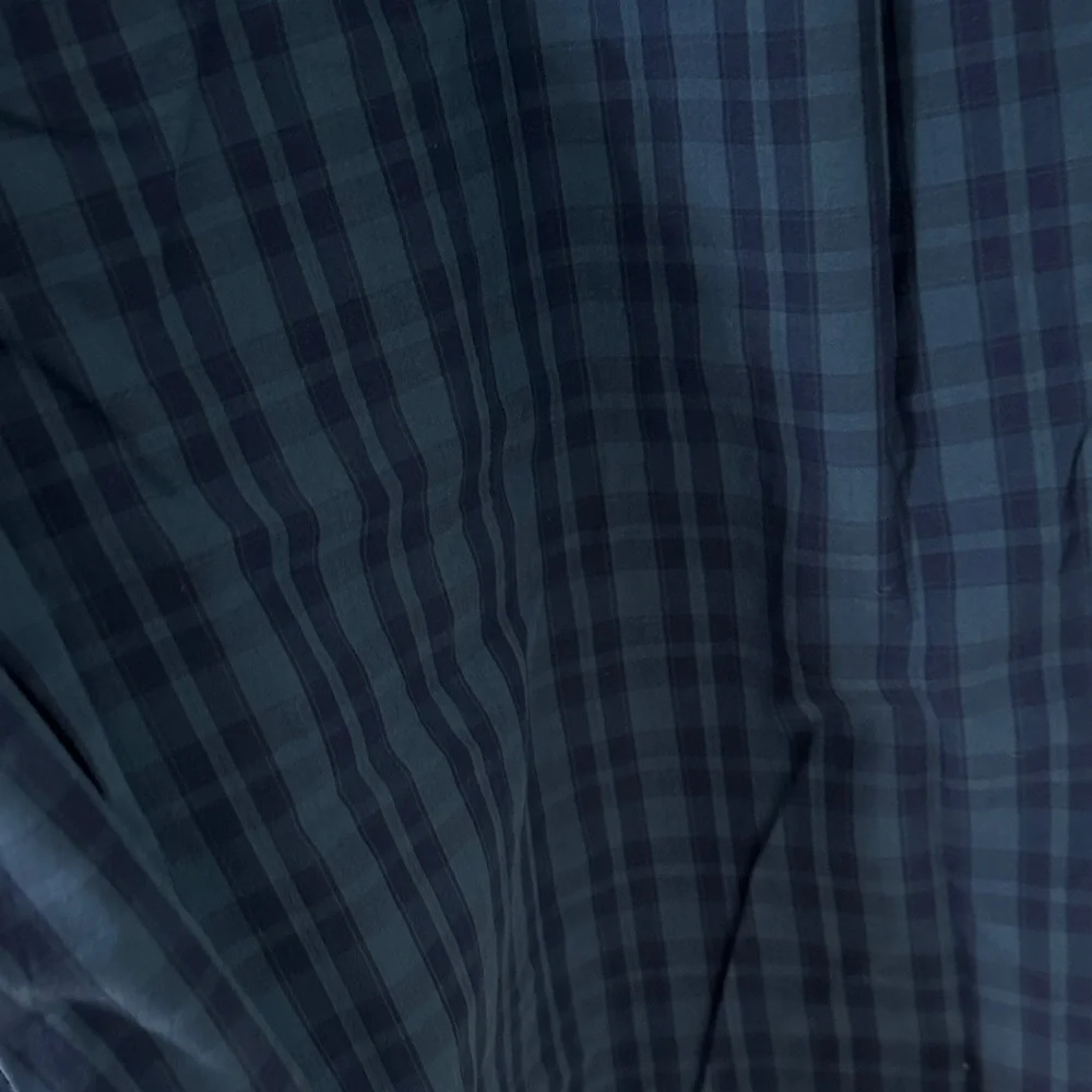 Banana Republic Navy Plaid Casual Shirt